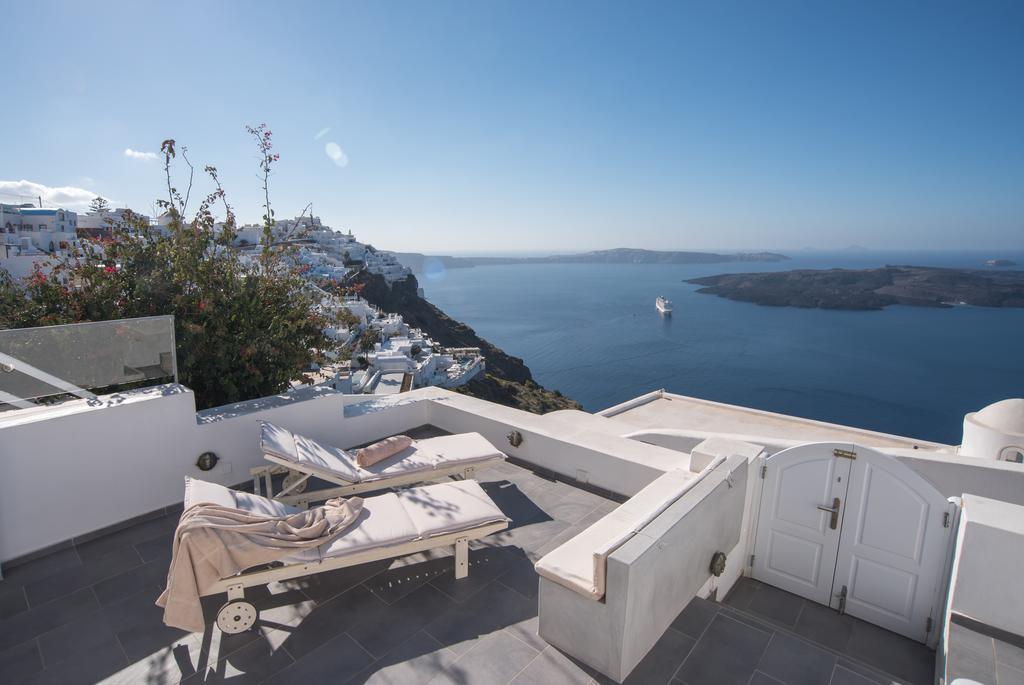 Karpimo Horizon - Caldera View With Private Hot Tub Villa Firostefani Dış mekan fotoğraf