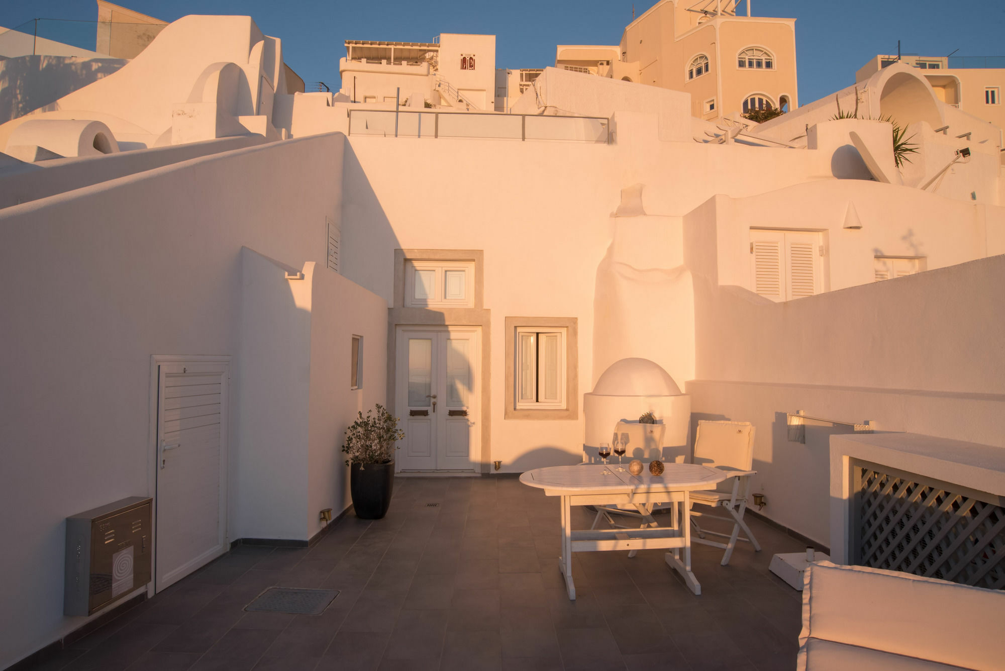 Karpimo Horizon - Caldera View With Private Hot Tub Villa Firostefani Dış mekan fotoğraf